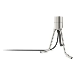 Lamp Bases^Umage Tripod base lamp stand, Brushed steel Silver-coloured