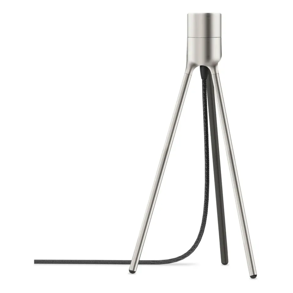 Sale Umage Tripod lamp stand table, Brushed steel Silver-coloured