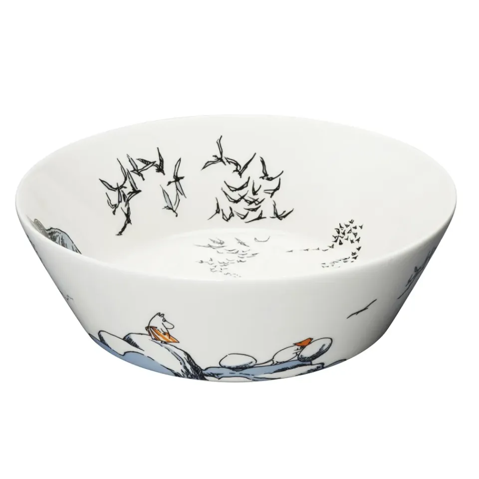 Moomin Bowls|Serving Bowls^Moomin Arabia True to it's origins Moomin serving bowl, 23 cm GreyBlack