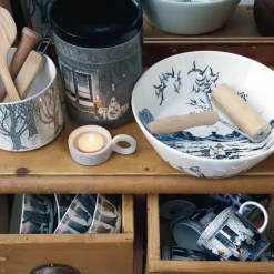 Moomin Bowls|Serving Bowls^Moomin Arabia True to it's origins Moomin serving bowl, 23 cm GreyBlack