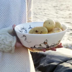 Moomin Bowls|Serving Bowls^Moomin Arabia True to it's origins Moomin serving bowl, 23 cm GreyBlack