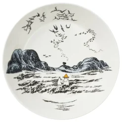 Moomin Bowls|Serving Bowls^Moomin Arabia True to it's origins Moomin serving bowl, 23 cm GreyBlack
