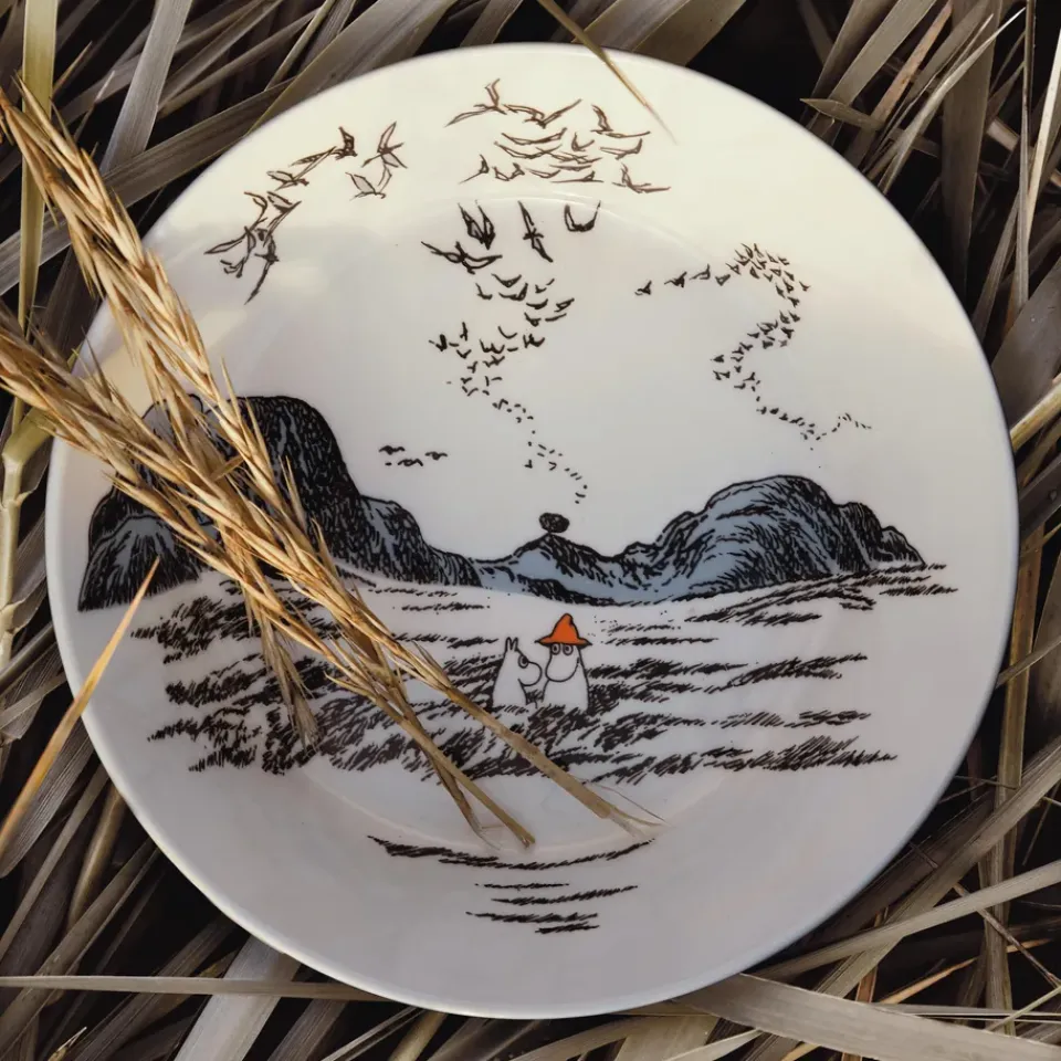 Moomin Bowls|Serving Bowls^Moomin Arabia True to it's origins Moomin serving bowl, 23 cm GreyBlack