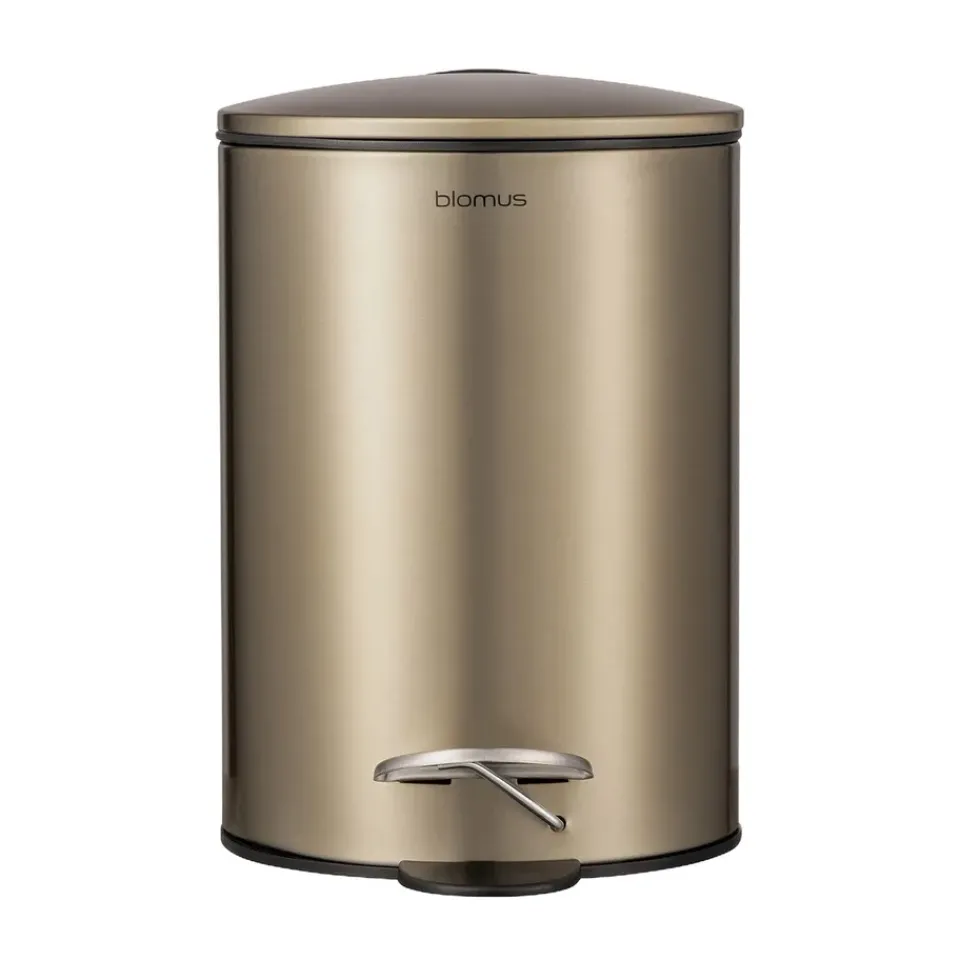 Discount Blomus Tubo pedal bin 3 L, Brass Gold-coloured
