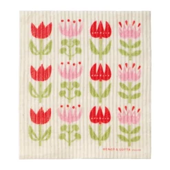 Sale Klippan Yllefabrik Tulip dishcloth 17x20 cm, Multi