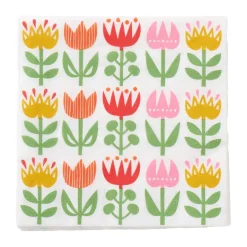 Klippan Yllefabrik Tulip napkin 33x33 cm 20-pack, Multi