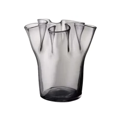 Clearance Aida Tulip vase 20 cm, smoke Grey