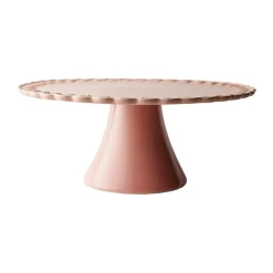 Cake Stands^PotteryJo Tulipa cake plate Ø30 cm, Beautiful Portuguese Pink