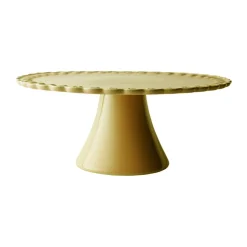 Outlet PotteryJo Tulipa cake plate Ø30 cm, Pale Moon Yellow