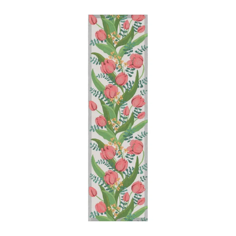 Christmas Table Runners|Table Runners^Ekelund Linneväveri Tulpanlund table runner 35x120 cm, Multi