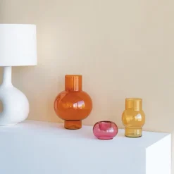 New URBAN NATURE CULTURE Tummy A vase 24 cm, rust Orange