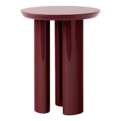 Side Tables^&Tradition Tung JA3 side table, burgundy Red