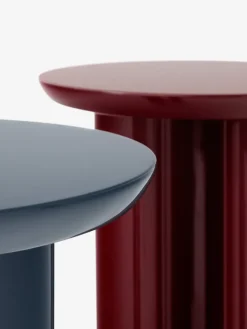 Side Tables^&Tradition Tung JA3 side table, burgundy Red