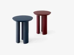 Side Tables^&Tradition Tung JA3 side table, burgundy Red