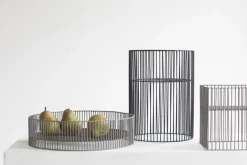 Sale Serax Turn basket square 22x22 cm, Grey