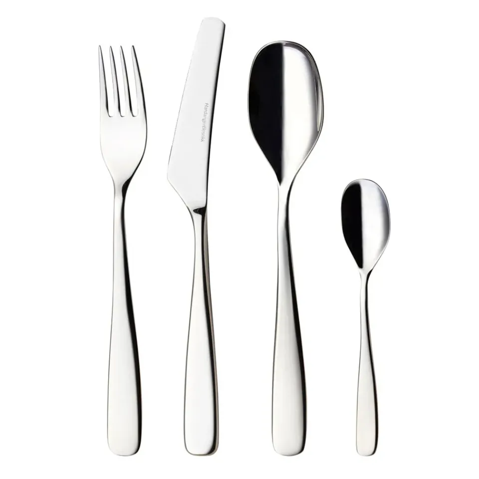 Cutlery Sets^Hardanger Bestikk Tuva cutlery 24 pcs, stainless steel Silver-coloured