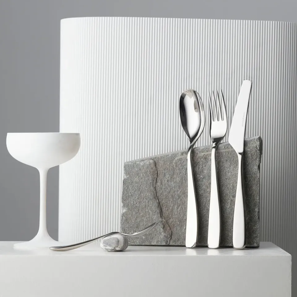 Cutlery Sets^Hardanger Bestikk Tuva cutlery 24 pcs, stainless steel Silver-coloured