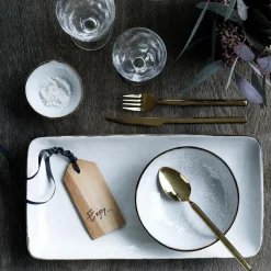 Broste Copenhagen Tvis cutlery set 16 pieces, gold Gold-coloured