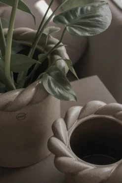 Garden Details & Accessories^DBKD Twine flower pot Ø14 cm, Beige