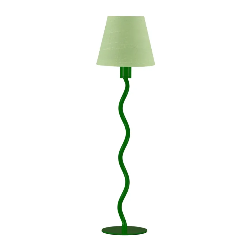 Lamp Bases^Globen Lighting Twist 50 table lamp base, Green
