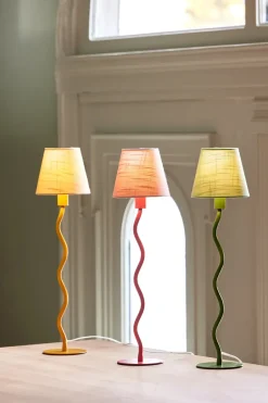 Lamp Bases^Globen Lighting Twist 50 table lamp base, Pink