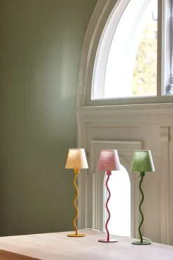 Lamp Bases^Globen Lighting Twist 50 table lamp base, Pink