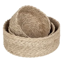 Bread Baskets^Dixie Twisted bread box 3-pack, Nature-grey Beige