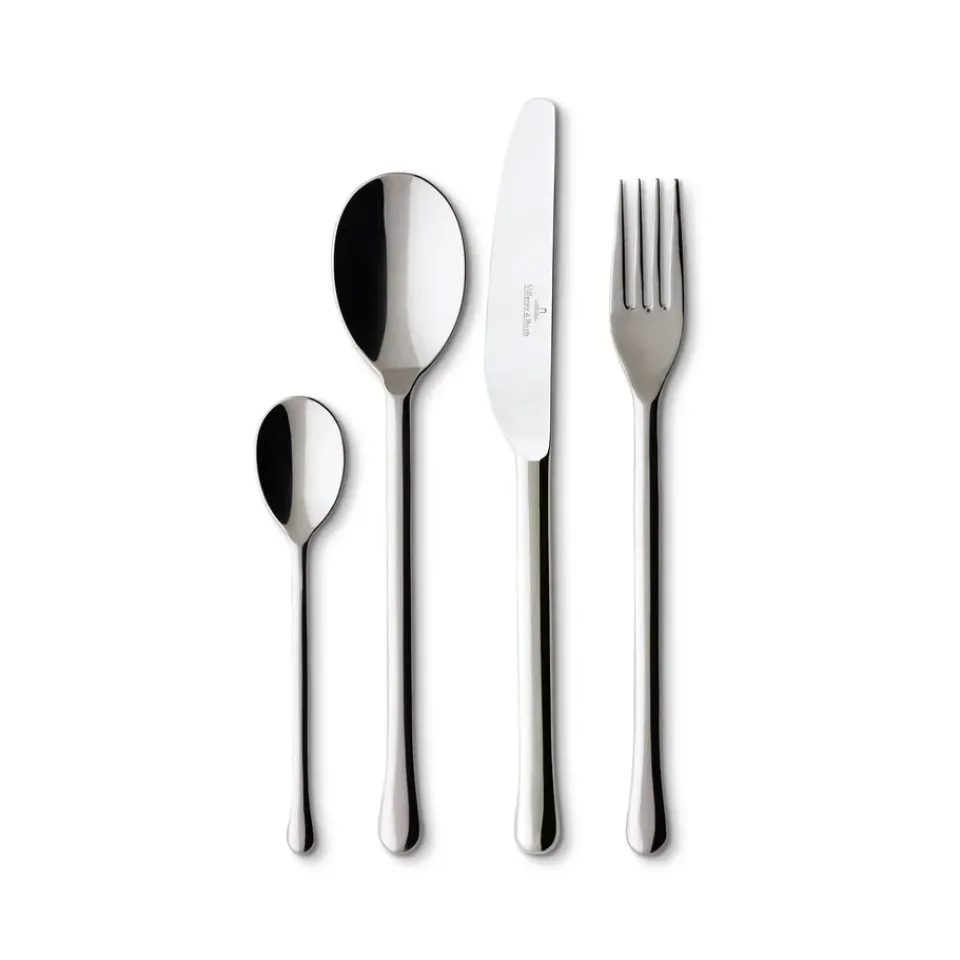 Hot Villeroy & Boch Udine cutlery, 24 pieces Silver-coloured