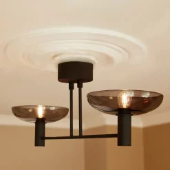 Clearance CO Bankeryd Ufo Long ceiling lamp, Black