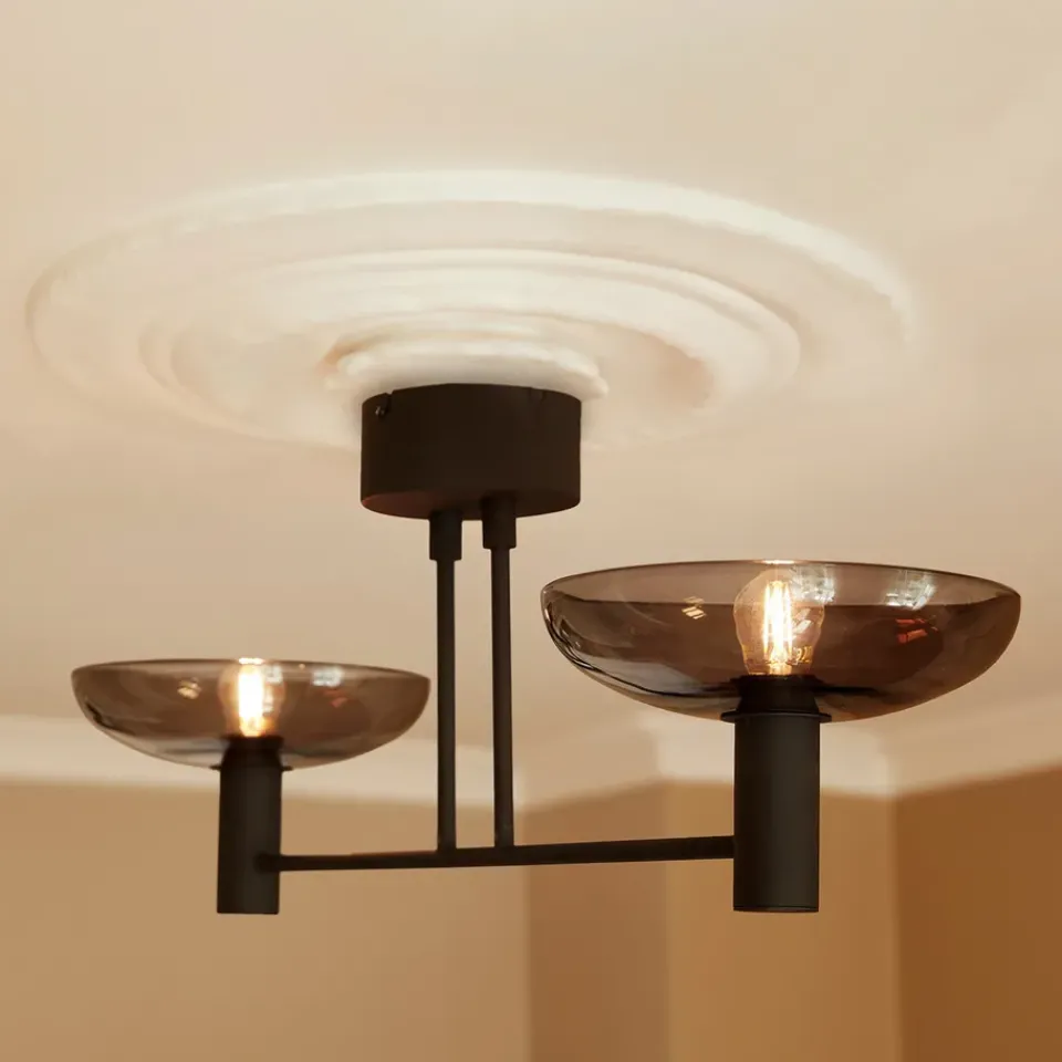Clearance CO Bankeryd Ufo Long ceiling lamp, Black