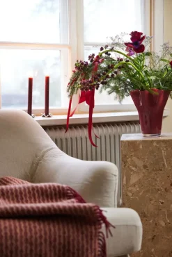 Sagaform Ulli blanket 130x170 cm, Burgundy Red