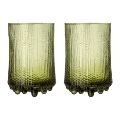 Outlet Iittala Ultima Thule beer glass Finnish sand 38 cl 2-pack, Green