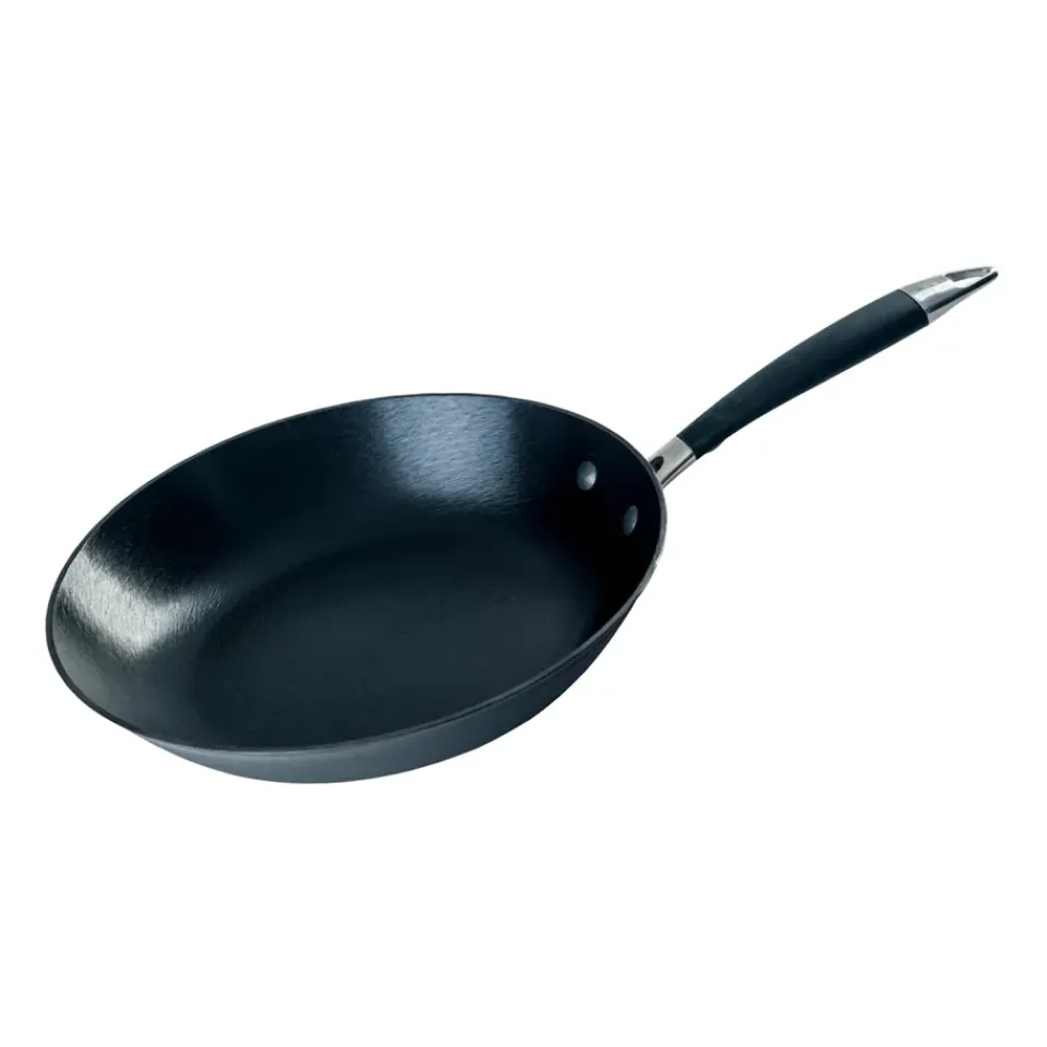 Hot Ronneby Bruk Ultra Light Original light weight cast iron frying pan, 24 cm Black