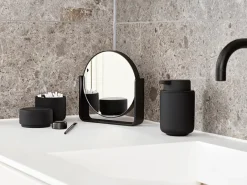 Outlet Zone Denmark Ume table mirror with 5x magnification 19x19.5 cm, Black