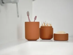 Toothbrush Holders^Zone Denmark Ume toothbrush cup, Terracotta Red