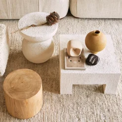 Side Tables^URBAN NATURE CULTURE Umi side table Ø37x44 cm, Off White