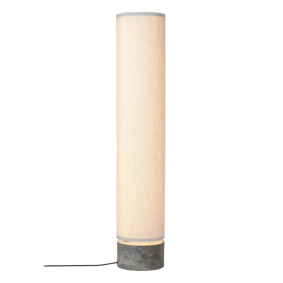 Outlet GUBI Unbound floor lamp 120 cm, Canvase-grey marble WhiteGrey