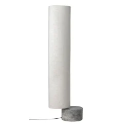 Outlet GUBI Unbound floor lamp 120 cm, Canvase-grey marble WhiteGrey