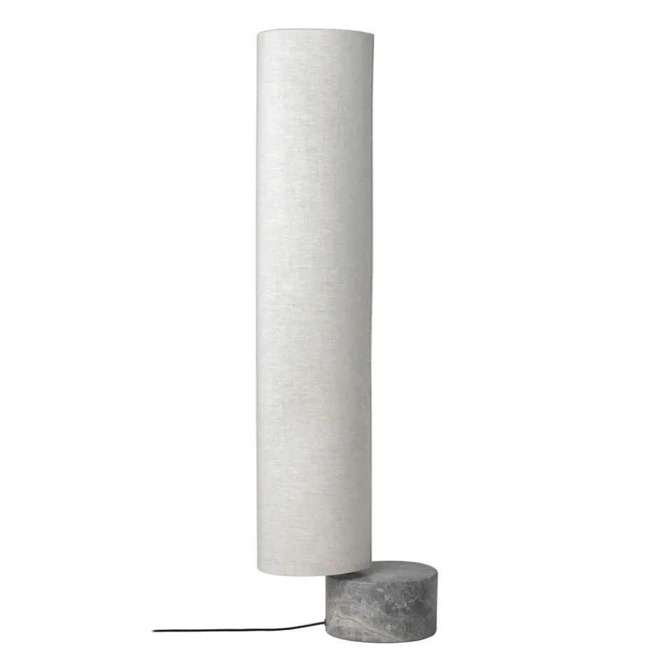 Outlet GUBI Unbound floor lamp 120 cm, Canvase-grey marble WhiteGrey