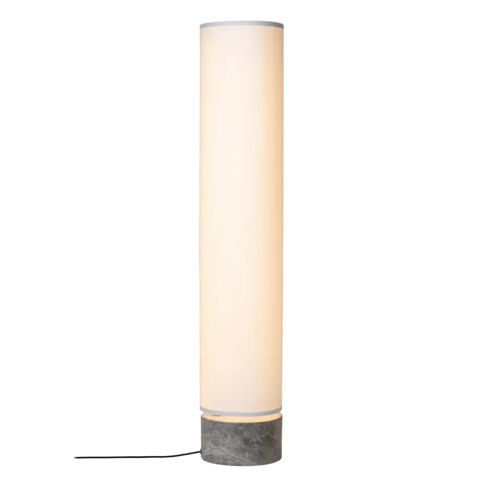 Reading Lamps|Floor Lamps^GUBI Unbound floor lamp 120 cm, White-grey marble WhiteGrey