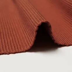 Outlet Linum Uni table runner 45x150 cm, Rust Orange