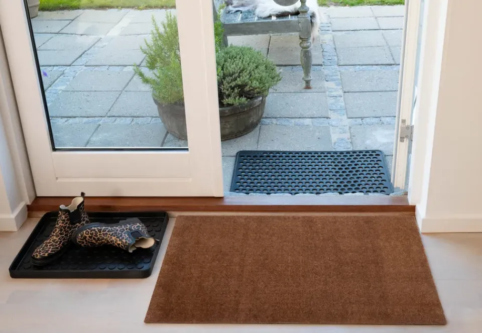 Sale Tica copenhagen Unicolor doormat, Cognac, 60x90 cm Brown