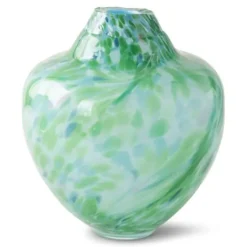 Decorative Bowls^Magnor Unique crystal glass sculpture medium 24 cm, Green