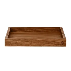 Online AYTM Unity square tray walnut, small Brown
