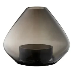 Tea Light Holders, Lanterns & Candle Dishes^AYTM Uno lantern-vase 12 cm, Black