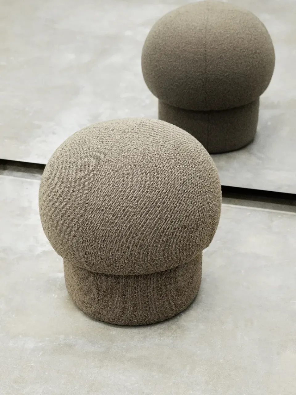 Clearance Design House Stockholm Uno pouf Ø50 cm, Brown