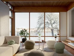 Discount Design House Stockholm Uno pouf Ø65 cm, Brown