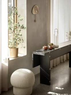 Sitting Poufs^Design House Stockholm Uno pouf Ø50 cm, Cream White