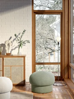 Sitting Poufs^Design House Stockholm Uno pouf Ø50 cm, Cream White