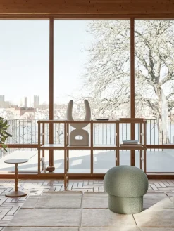 Online Design House Stockholm Uno pouf Ø50 cm, Green